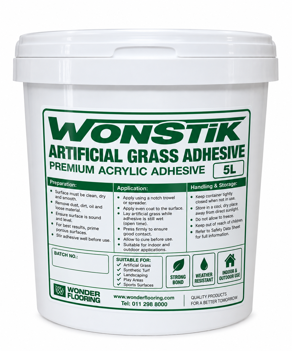 WONSTIK ATIFICIAL GRASS ADHESIVE 5L